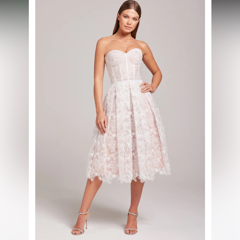 Nadine Merabi Olivia White Dress